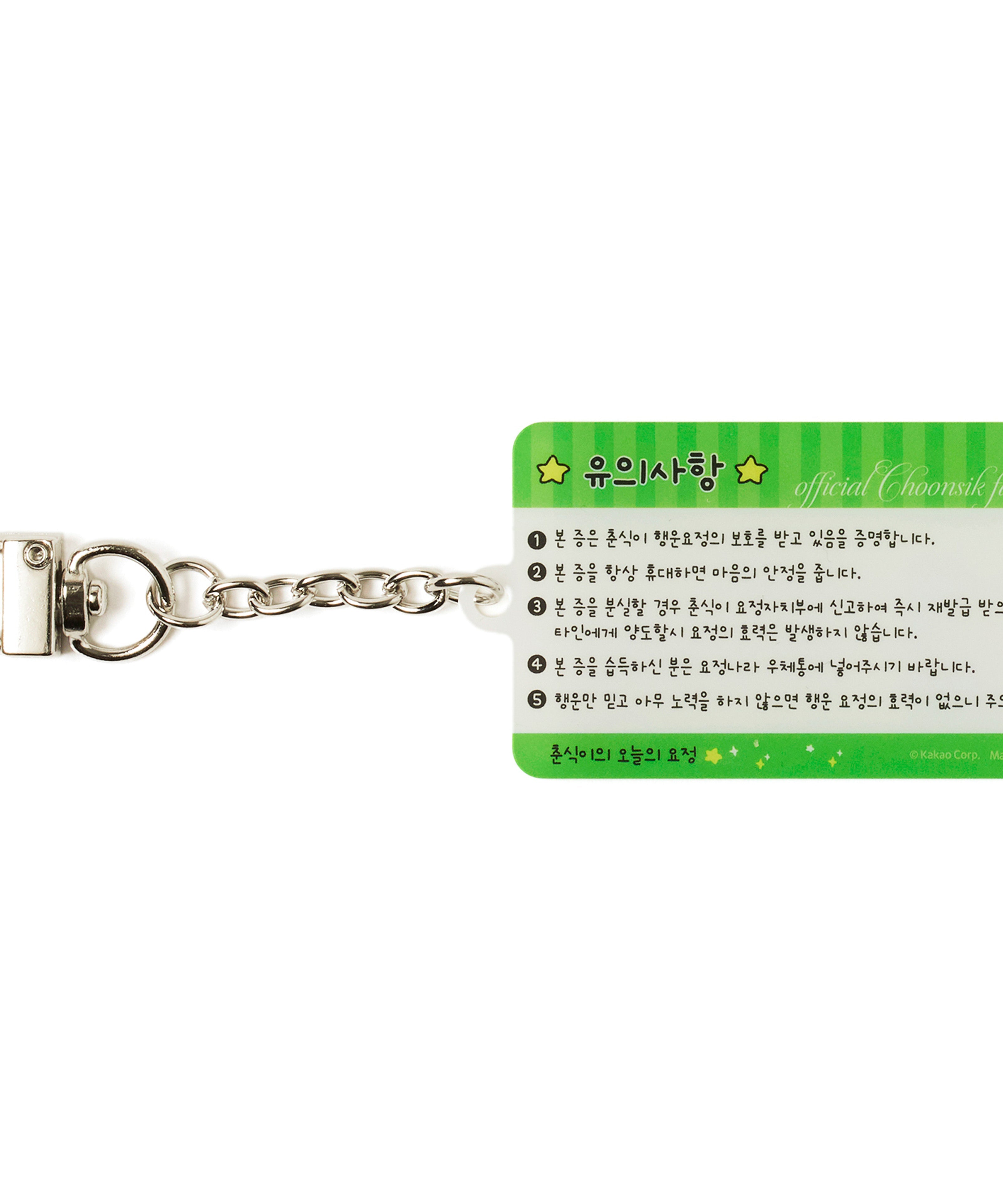Acrylic Keychain(6 1) Chunsik - Authentic Kakao Friends from Korea | Koolseoul
