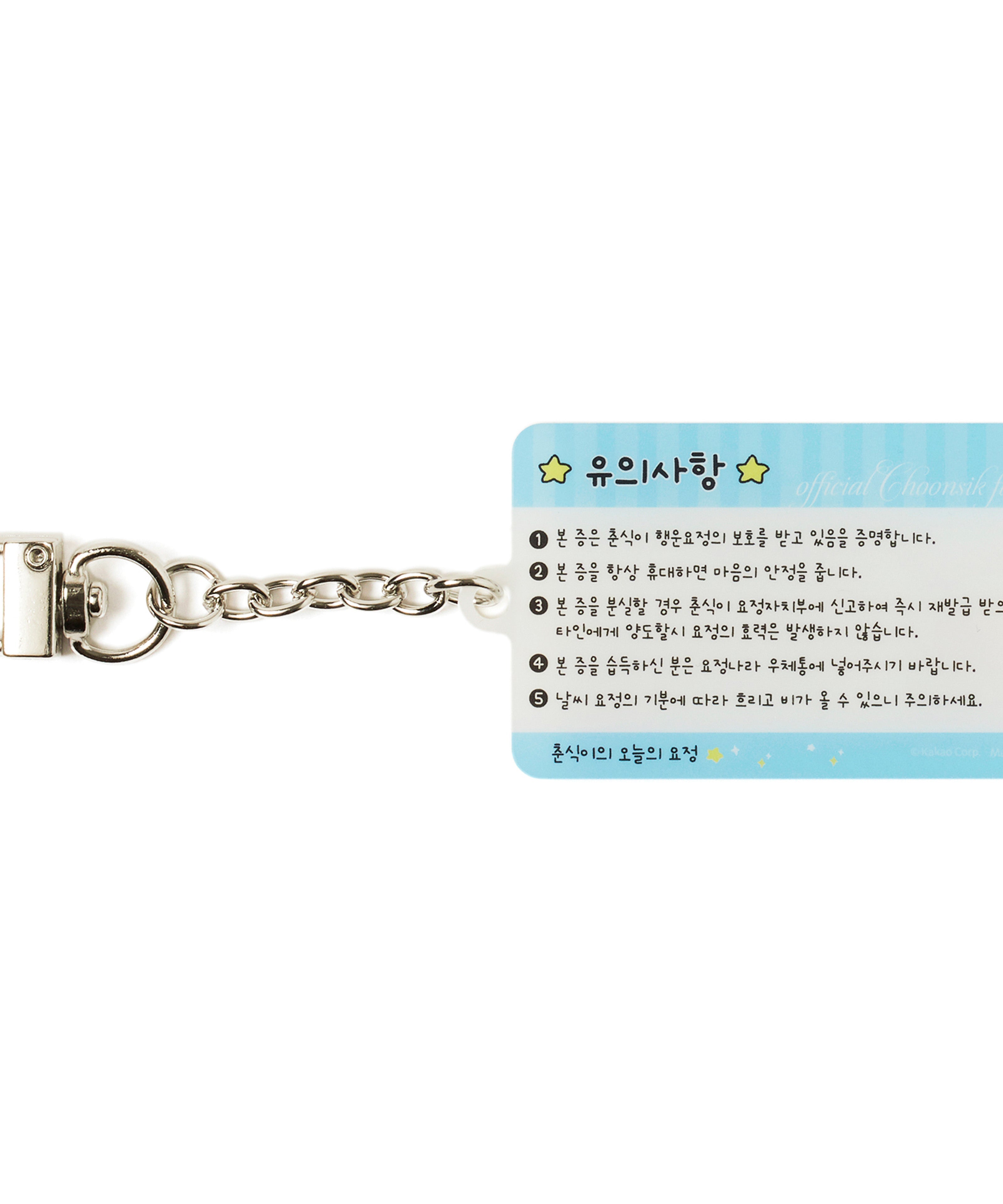 Acrylic Keychain(6 1) Chunsik - Authentic Kakao Friends from Korea | Koolseoul