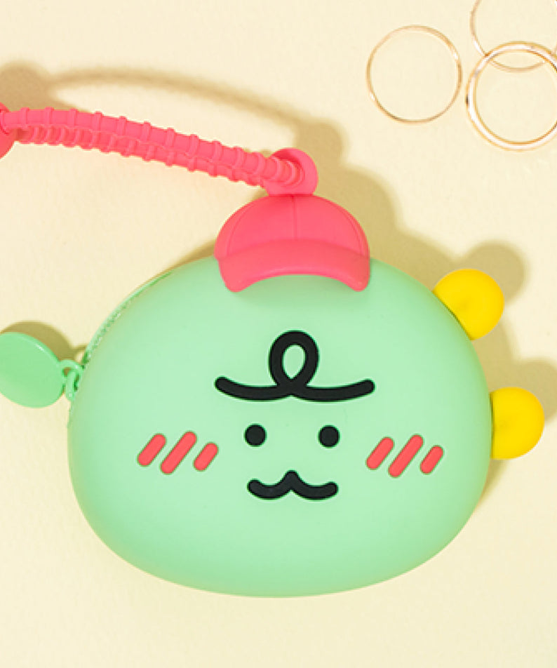 Silicone Pouch Jordy Hat(PINK) - Authentic Kakao Friends from Korea | Koolseoul