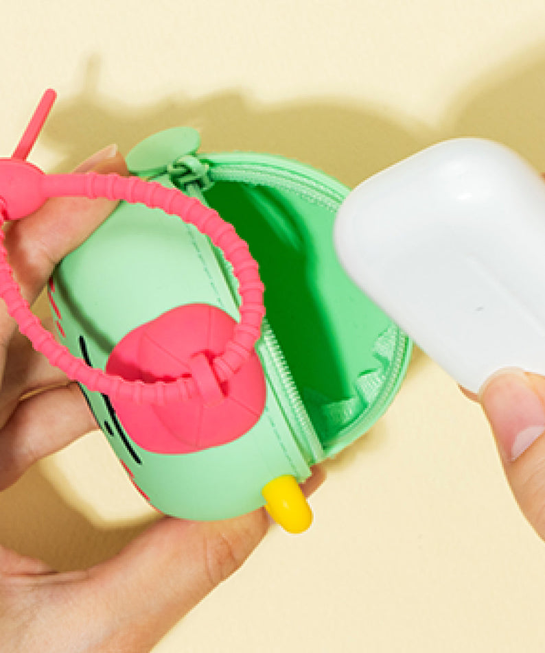 Silicone Pouch Jordy Hat(PINK) - Official Kakao Friends merchandise | Koolseoul