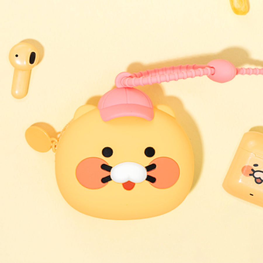 Kakao Friends - Silicone Pouch Chunsik Hat(Pink)