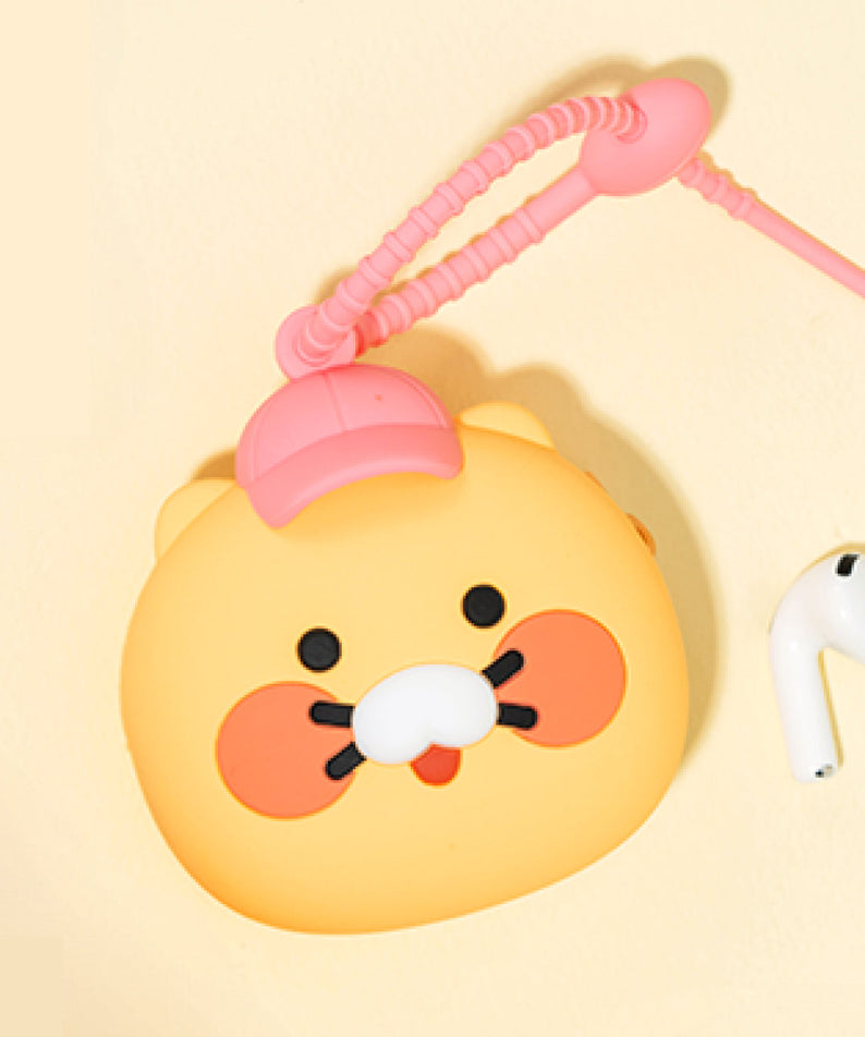 Silicone Pouch Chunsik Hat(PINK) - Korean kawaii Kakao Friends | Koolseoul