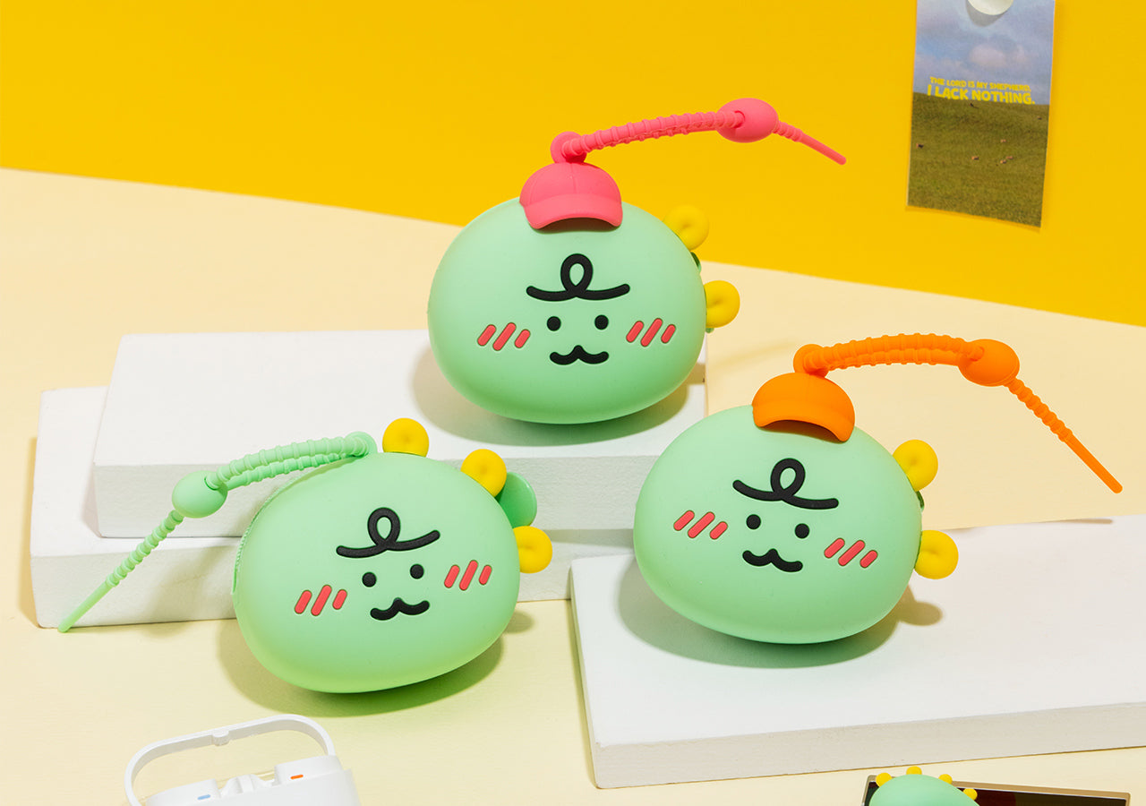 Silicone Pouch Jordy Hat(PINK) - Authentic Kakao Friends from Korea | Koolseoul