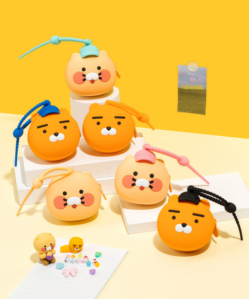 Silicone Pouch Chunsik Hat(MINT) - Official Kakao Friends merchandise | Koolseoul
