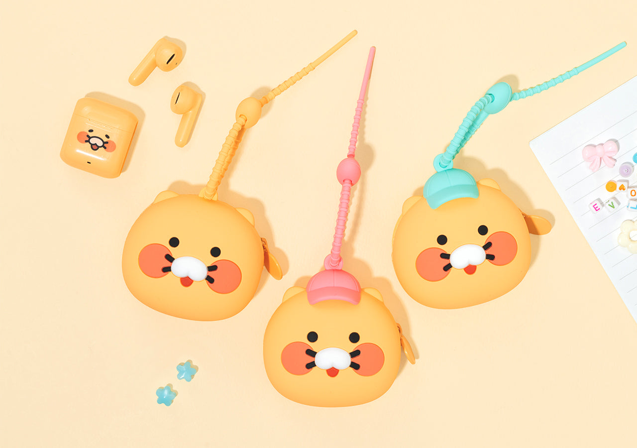 Silicone Pouch Chunsik Hat(MINT) - Korean kawaii Kakao Friends | Koolseoul
