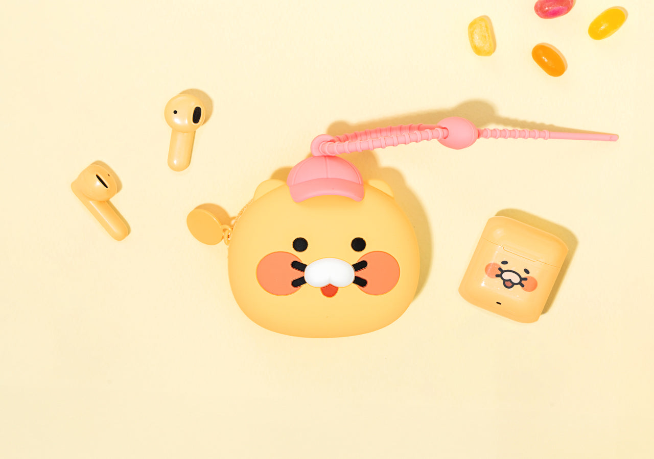 Silicone Pouch Chunsik Hat(PINK) - Korean kawaii Kakao Friends | Koolseoul