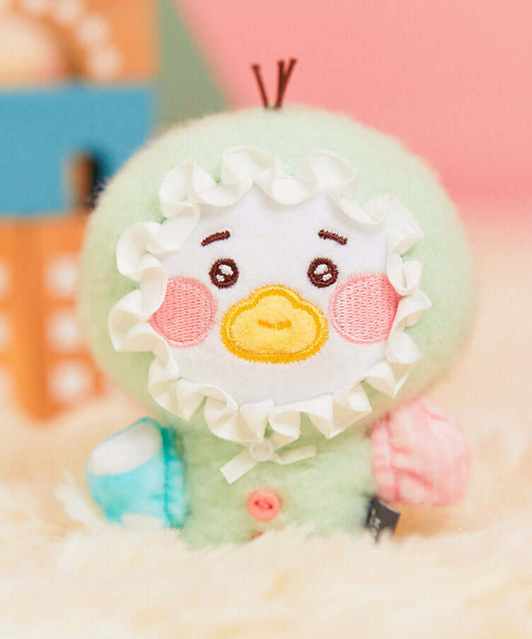 Kakao Friends Little Tube Plush Keyring