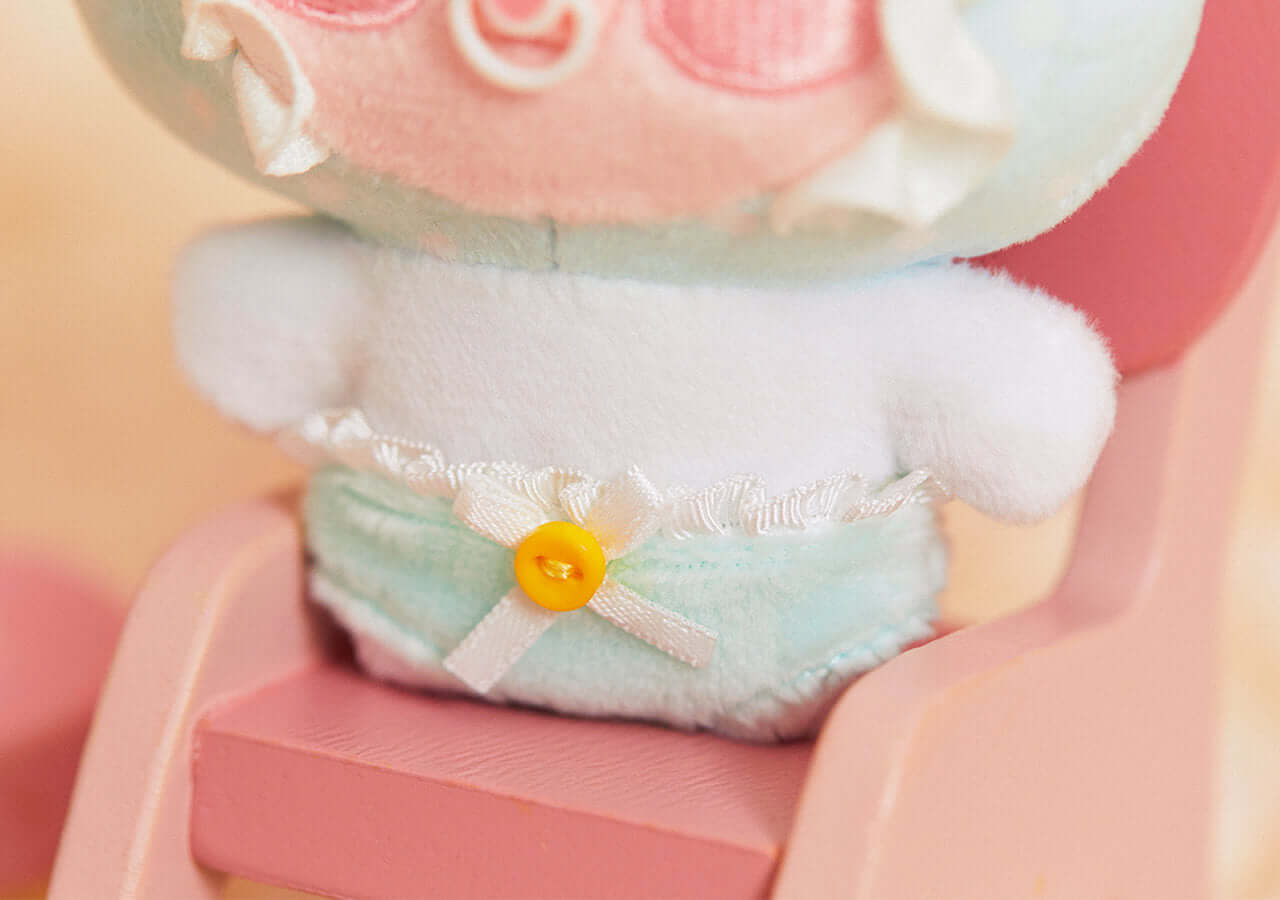 Kakao Friends Little Apeach Plush Keyring