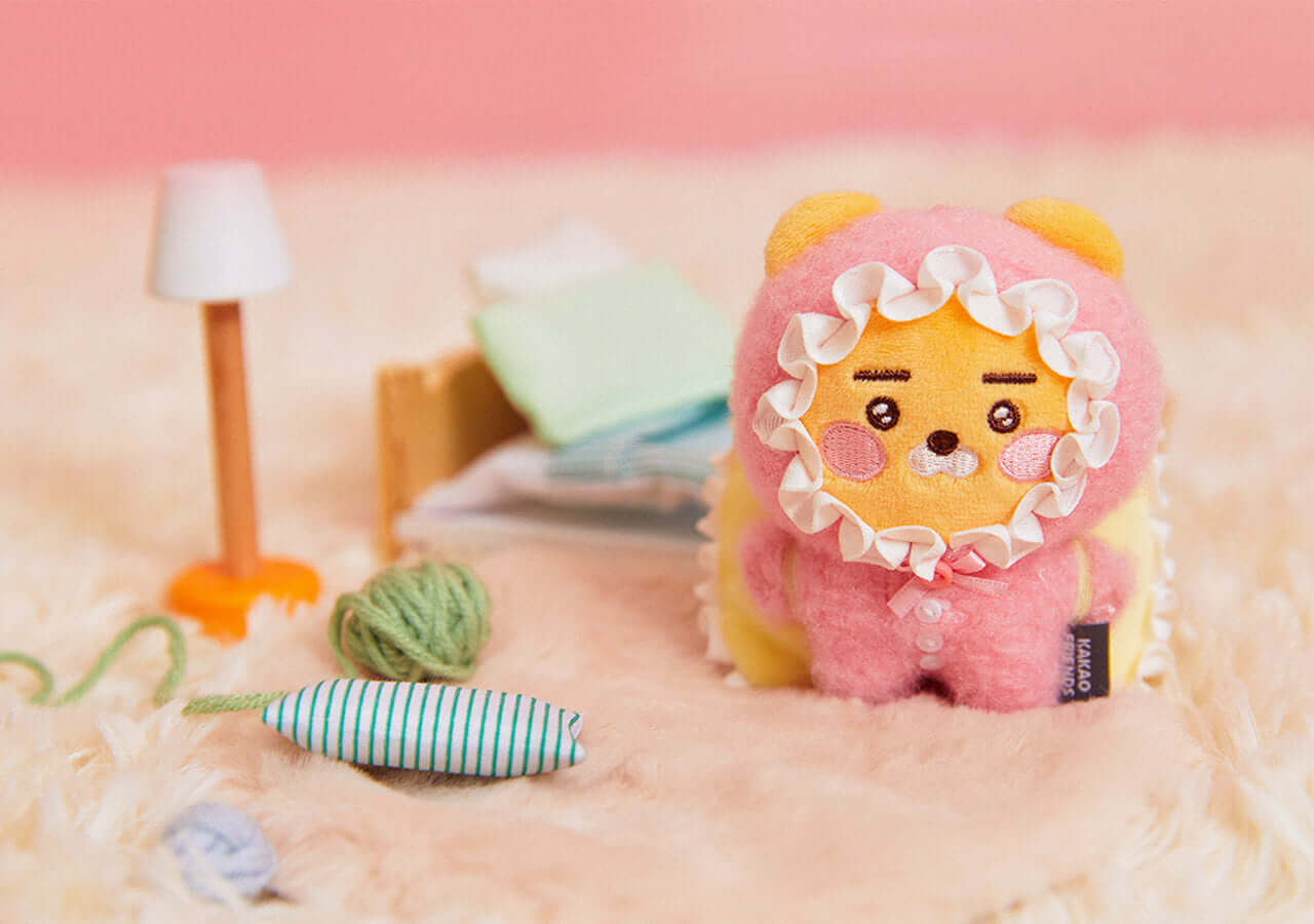 Kakao Friends Little Ryan Plush Keyring