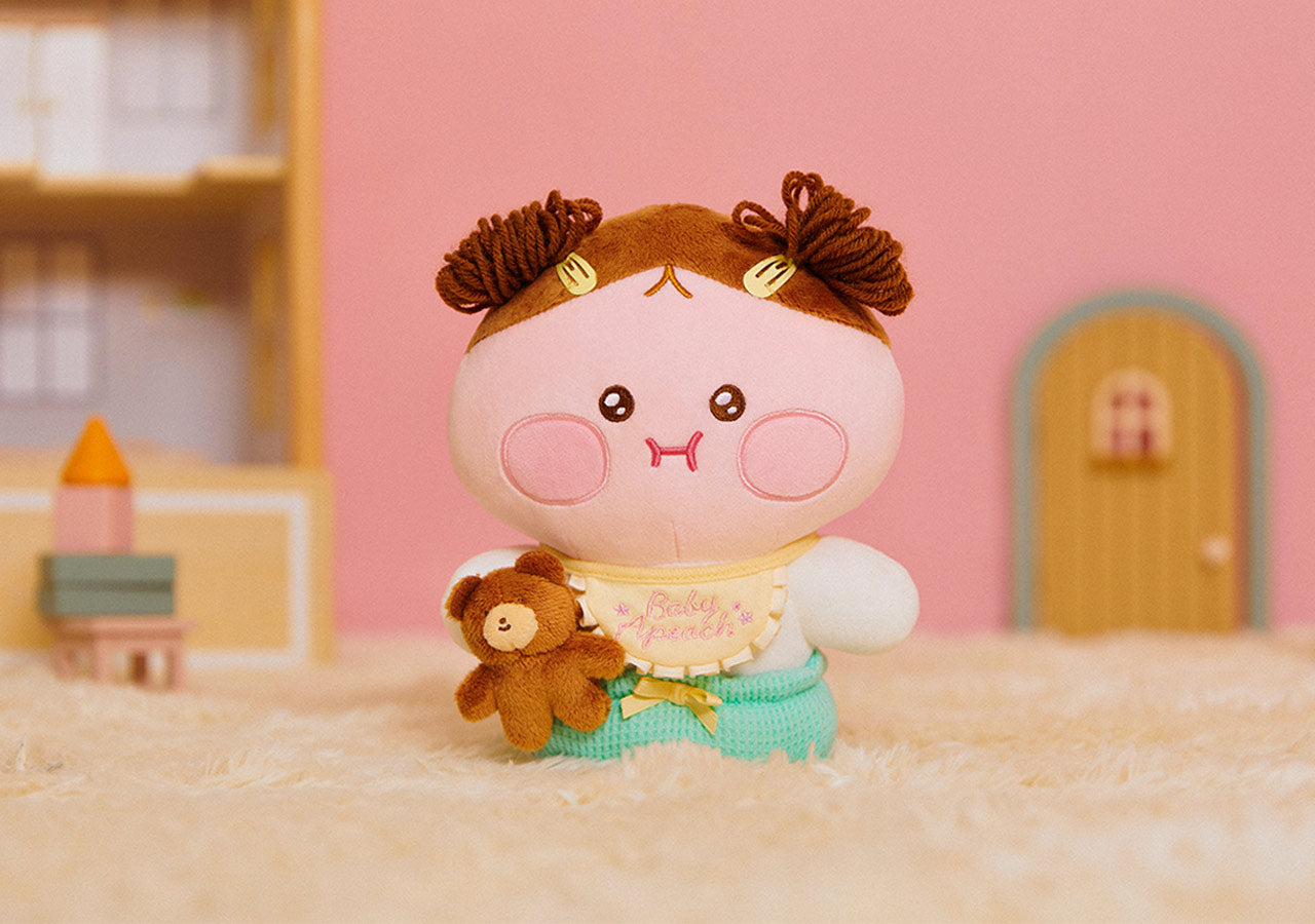 Baby Plush Little Apeach - Korean kawaii Kakao Friends | Koolseoul