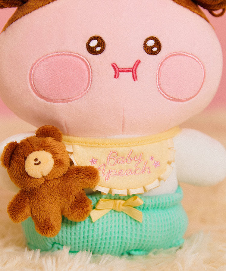Baby Plush Little Apeach - Authentic Kakao Friends from Korea | Koolseoul