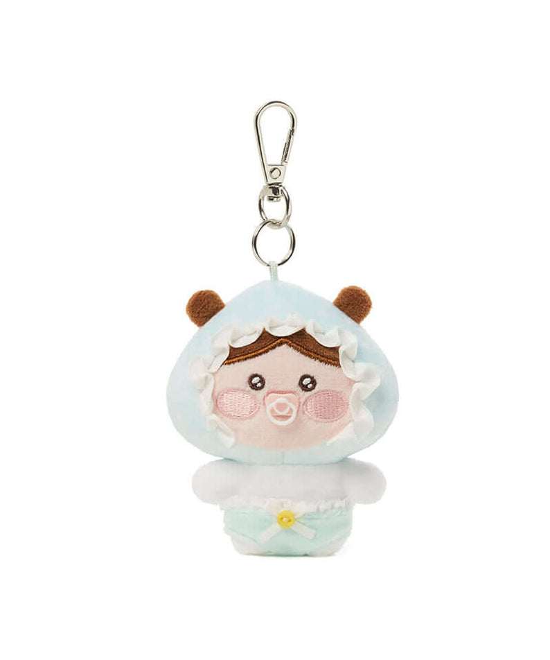 Kakao Friends Little Apeach Plush Keyring