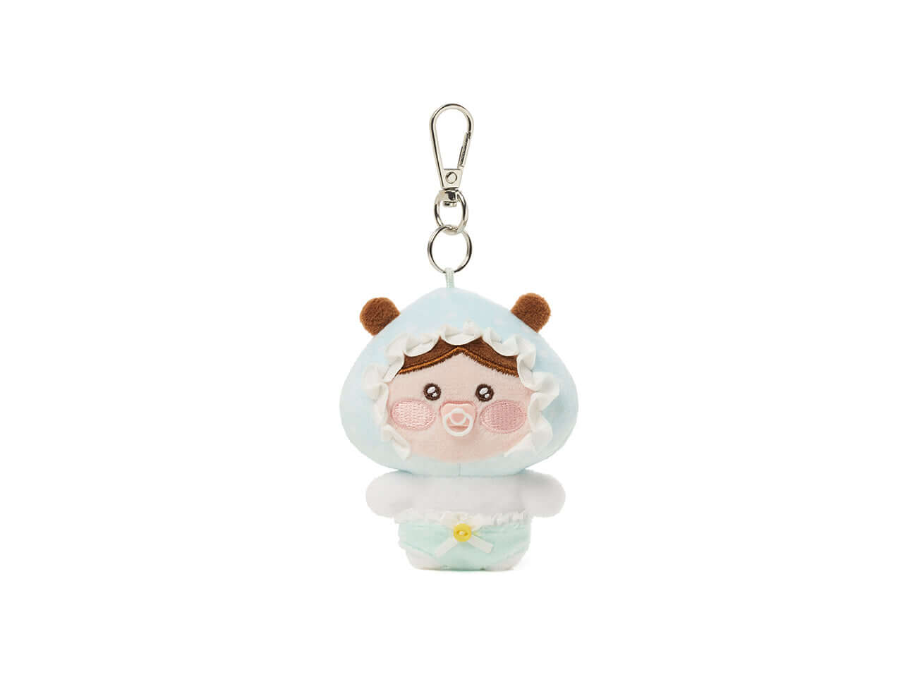 Kakao Friends Little Apeach Plush Keyring
