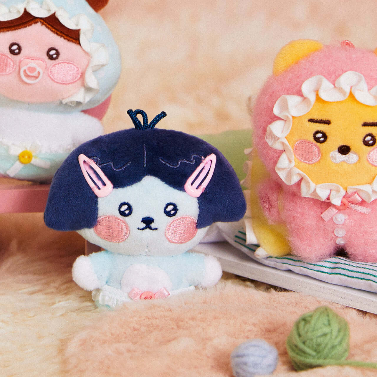 Kakao Friends Little Neo Plush Keyring