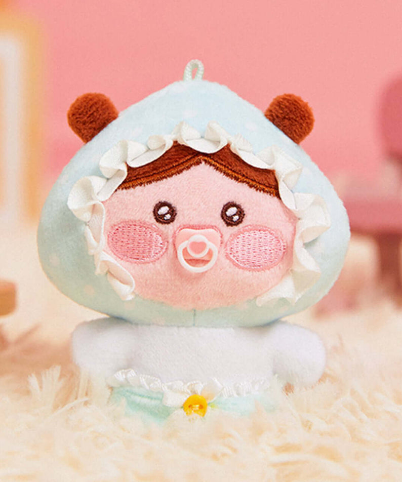 Kakao Friends Little Apeach Plush Keyring
