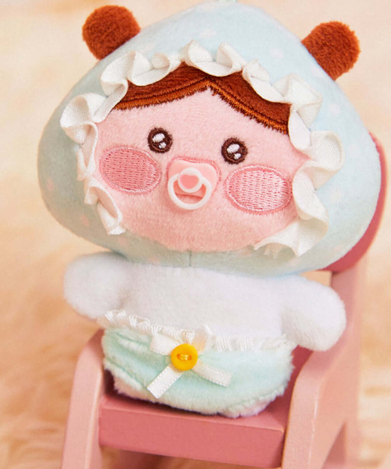 Kakao Friends Little Apeach Plush Keyring