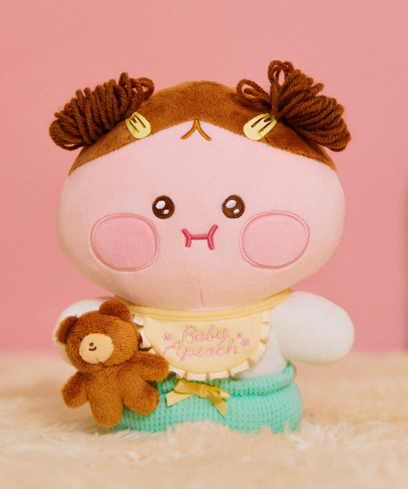 Baby Plush Little Apeach - Authentic Kakao Friends from Korea | Koolseoul
