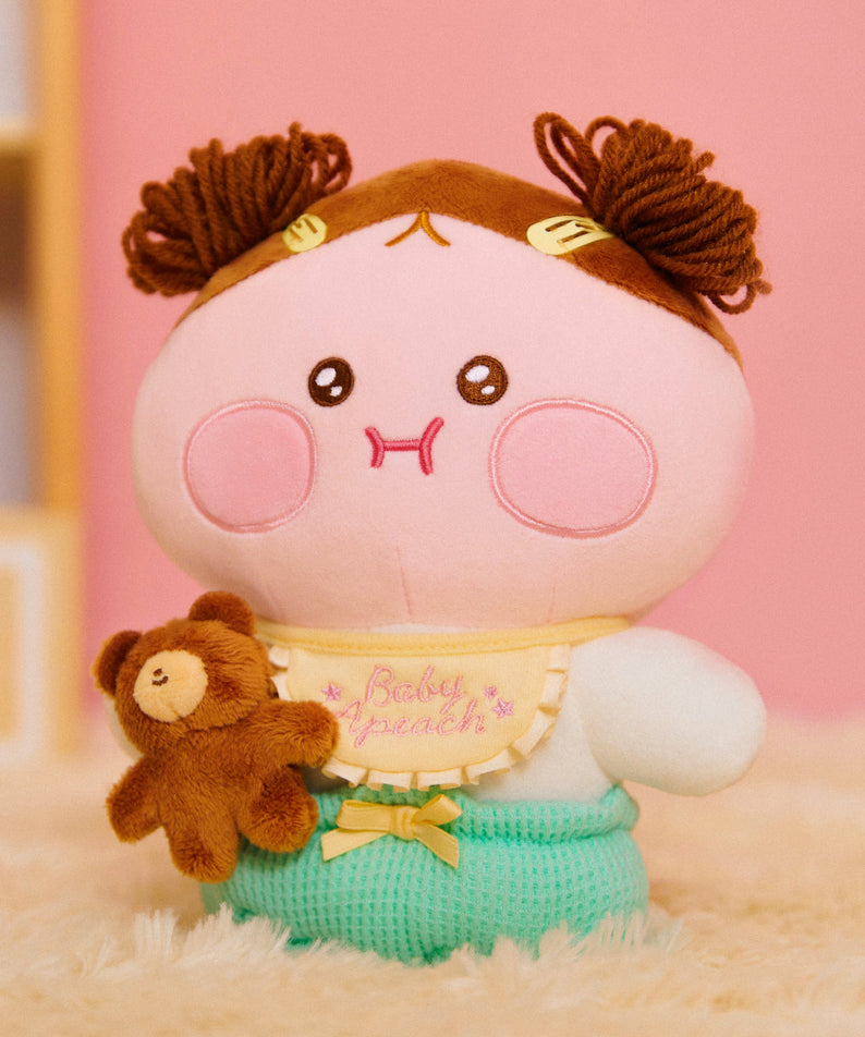 Baby Plush Little Apeach - Official Kakao Friends merchandise | Koolseoul
