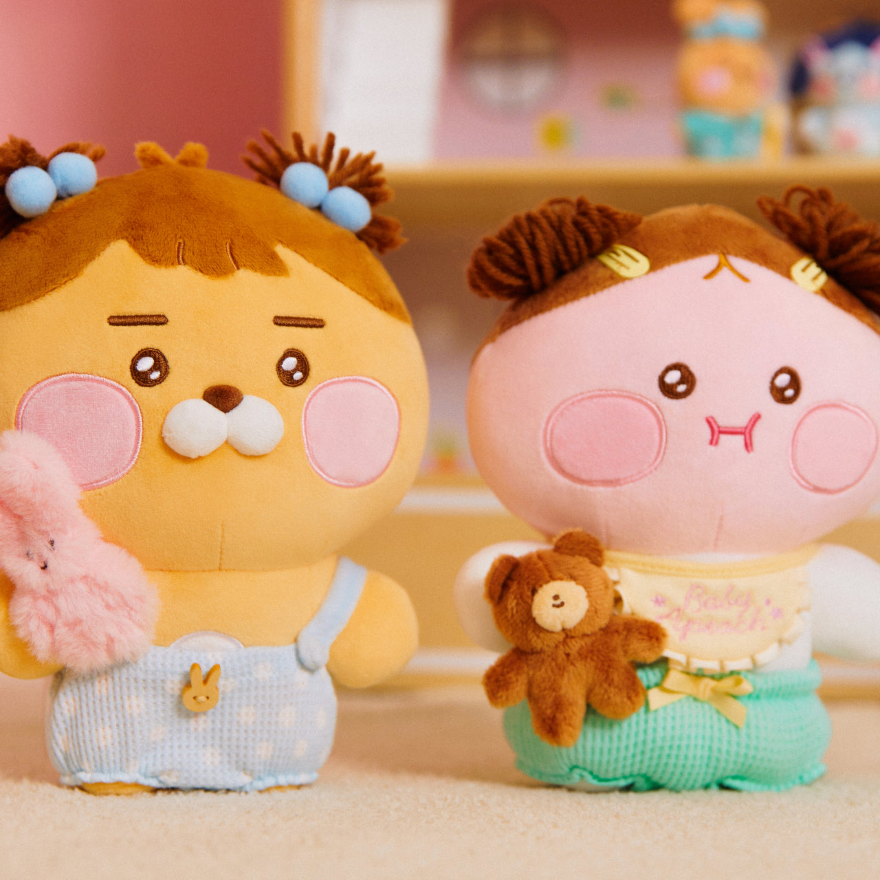 Baby Plush Little Apeach - Korean kawaii Kakao Friends | Koolseoul
