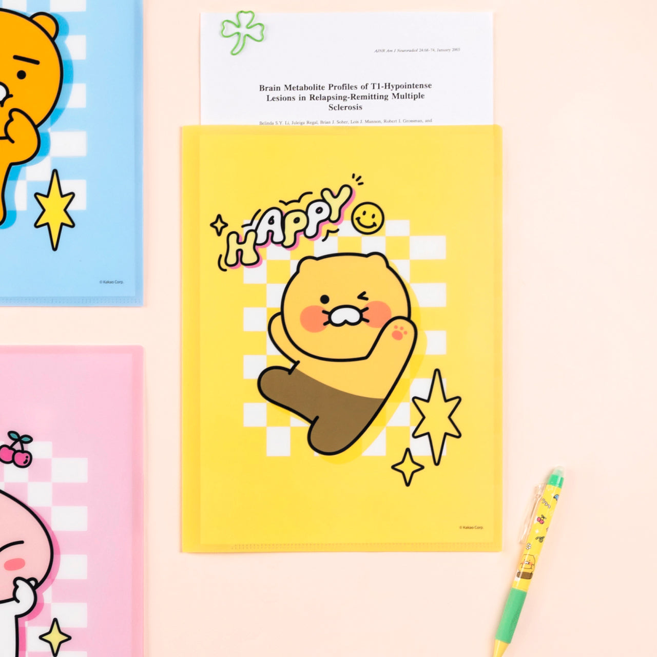 2 Chunsik Stationery - Korean kawaii Kakao Friends | Koolseoul