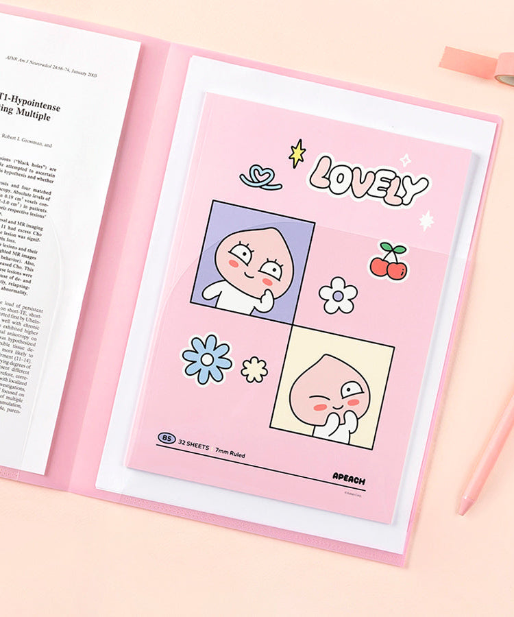 2 Apeach Stationery - Authentic Kakao Friends from Korea | Koolseoul