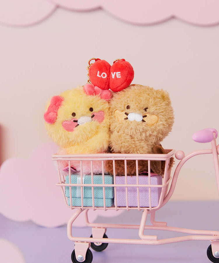 Kakao Friends Chunsik Plush Keyring Set