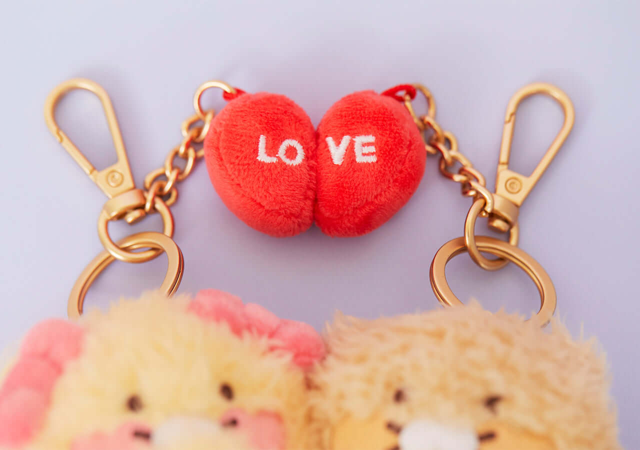 Kakao Friends Chunsik Plush Keyring Set
