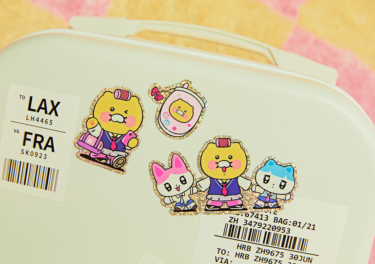 Sticker(Blue) Friends - Official Kakao Friends merchandise | Koolseoul