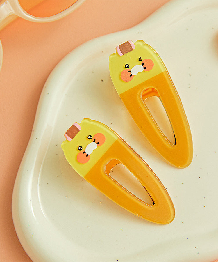 Epingle Cheveux 2P Set Chunsik - Authentic Kakao Friends from Korea | Koolseoul