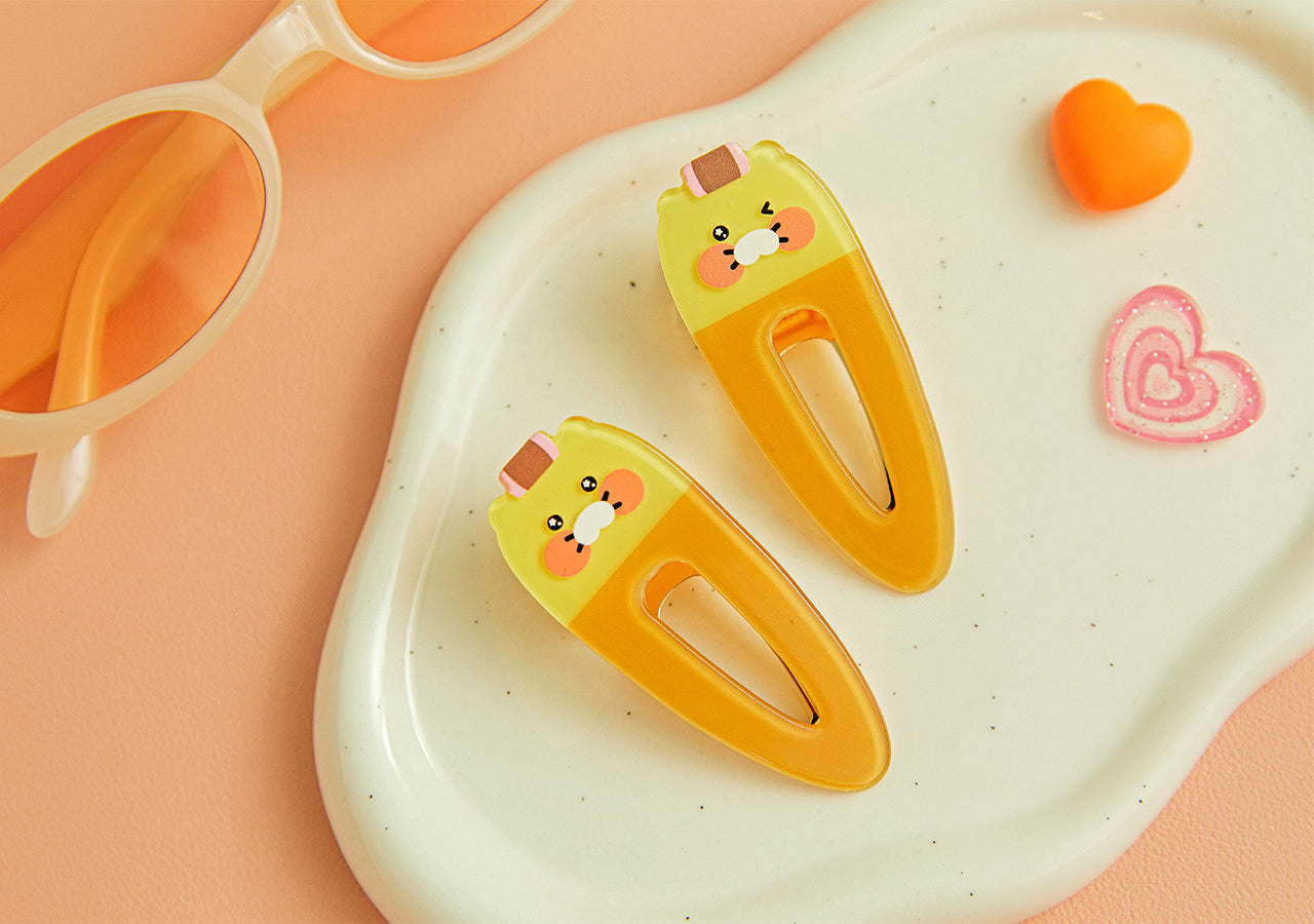 Epingle Cheveux 2P Set Chunsik - Authentic Kakao Friends from Korea | Koolseoul