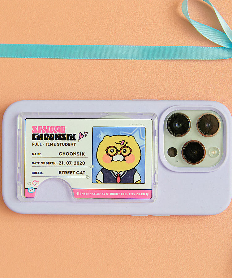 Card Chunsik Coque Telephone - Authentic Kakao Friends from Korea | Koolseoul
