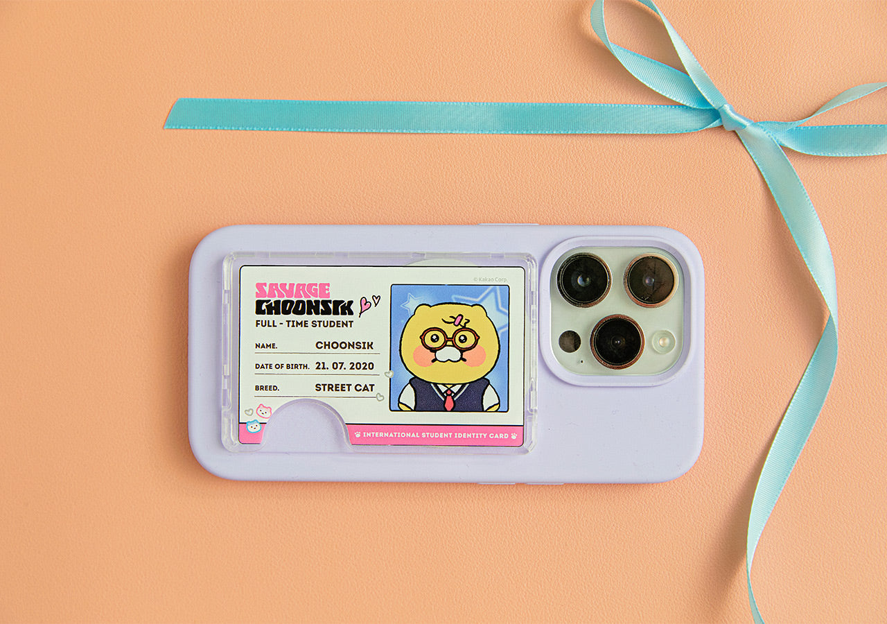 Card Chunsik Coque Telephone - Authentic Kakao Friends from Korea | Koolseoul