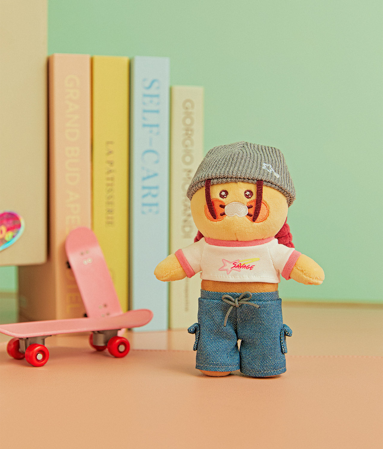 Kakao Friends Chunsik Beanie Keyring
