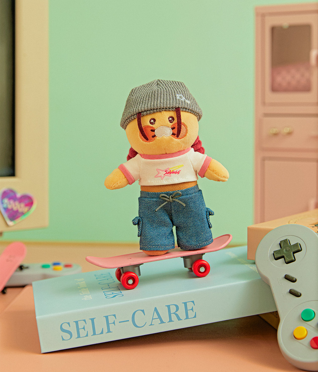Kakao Friends Chunsik Beanie Keyring