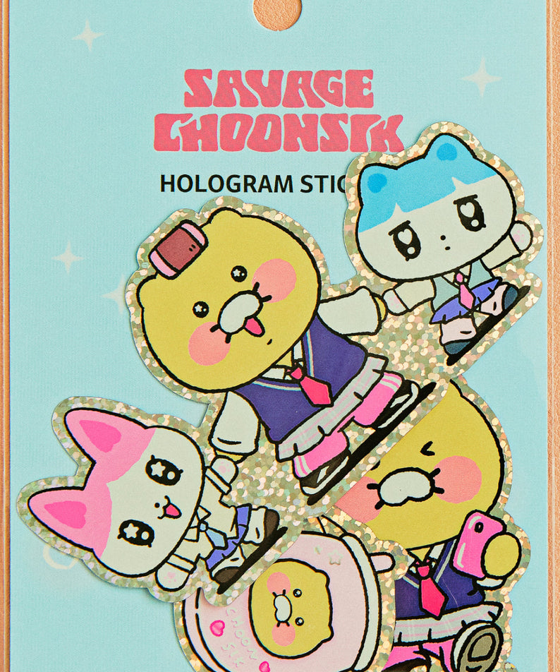Sticker(Blue) Friends - Korean kawaii Kakao Friends | Koolseoul