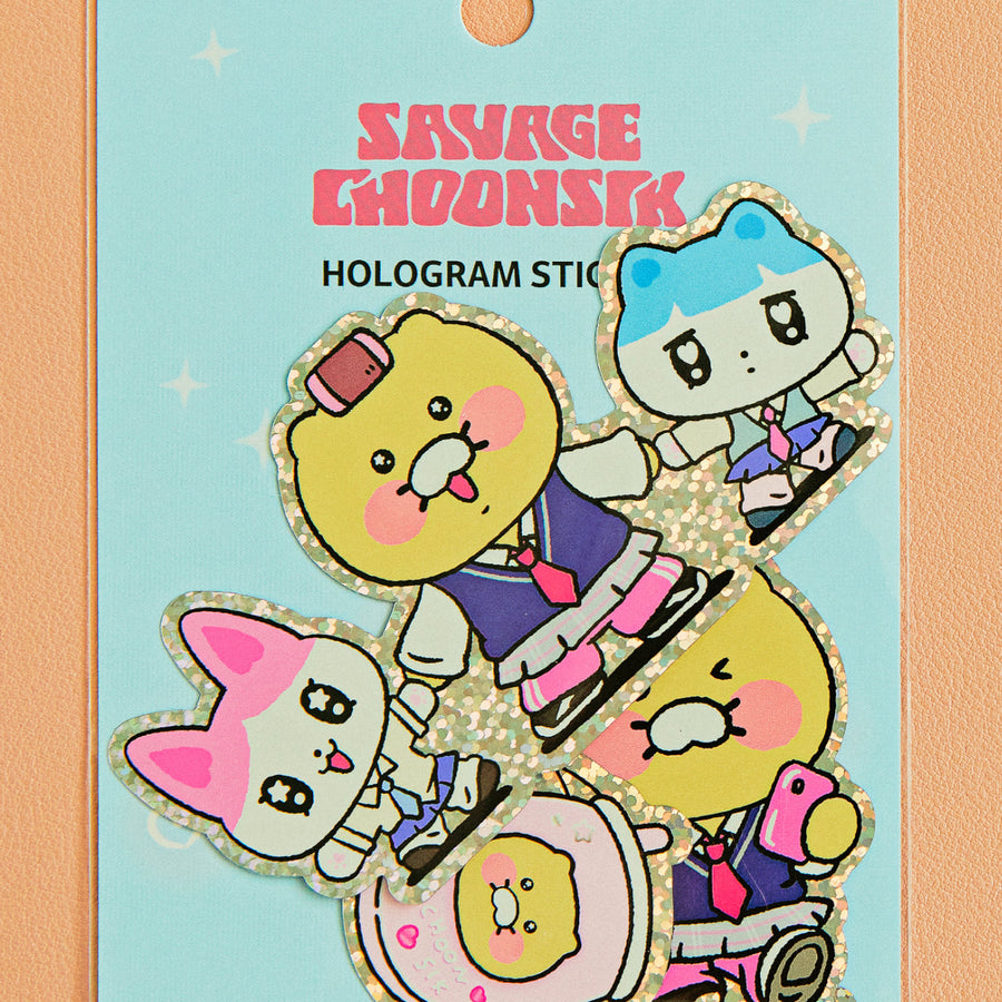 Kakao Friends - Sticker(Blue) Friends