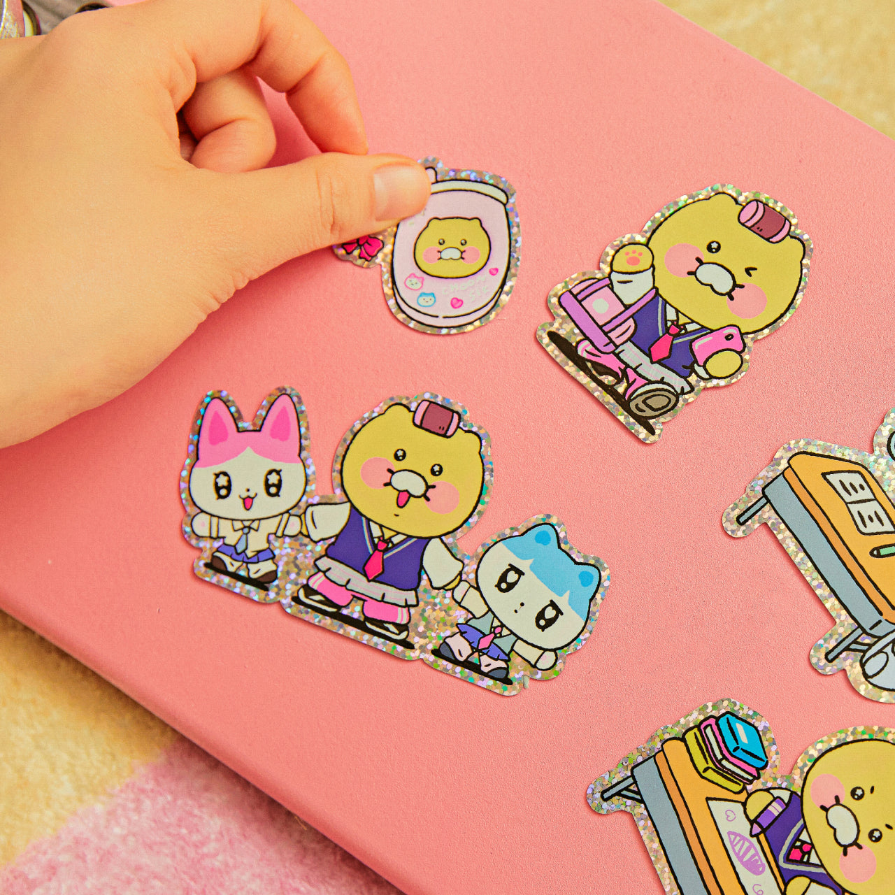 Sticker(Blue) Friends - Official Kakao Friends merchandise | Koolseoul