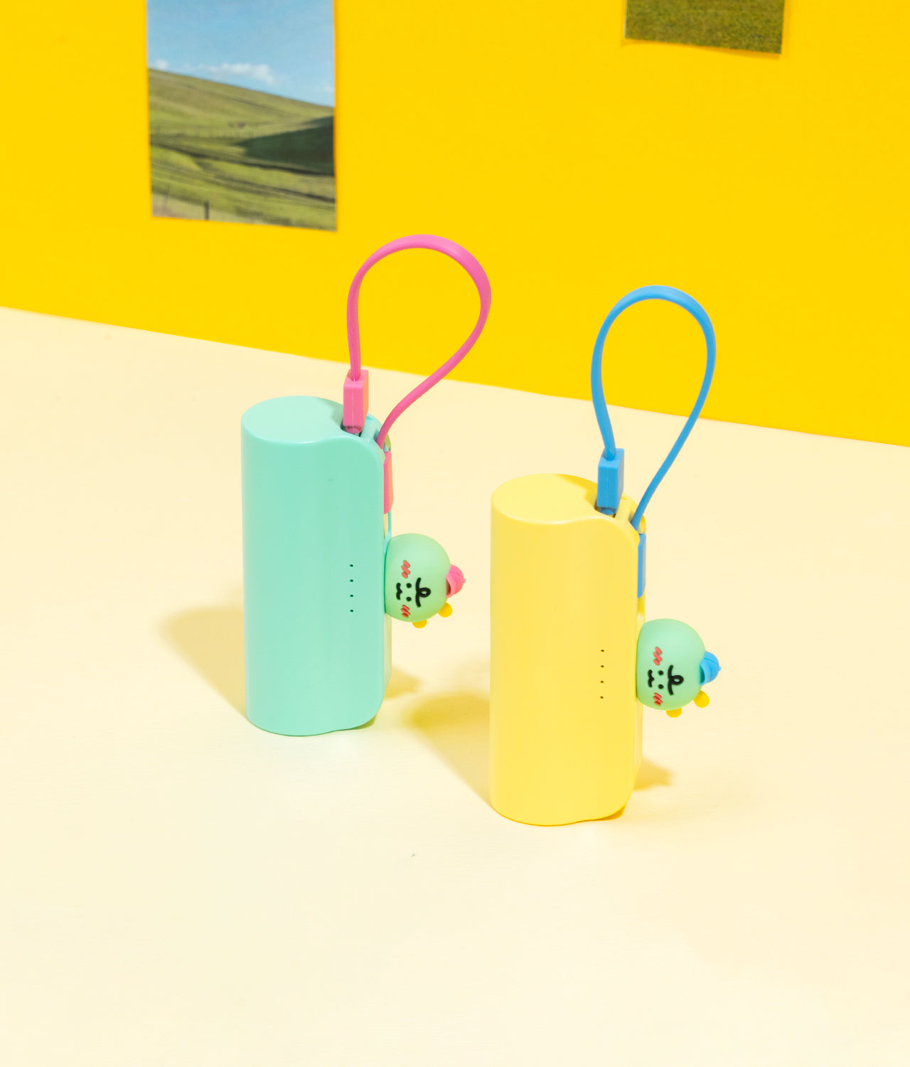 Cap Power Bank Jordy Yellow - Official Kakao Friends merchandise | Koolseoul