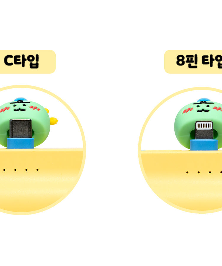 Cap Power Bank Jordy Mint - Korean kawaii Kakao Friends | Koolseoul