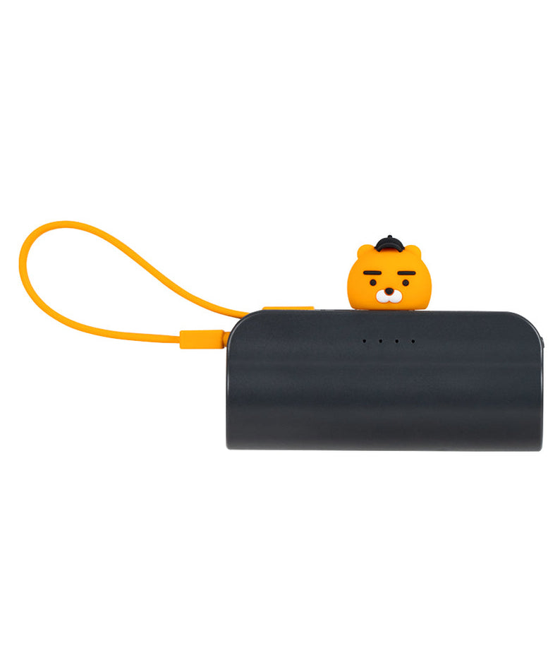 Cap Power Bank Ryan Grey - Authentic Kakao Friends from Korea | Koolseoul