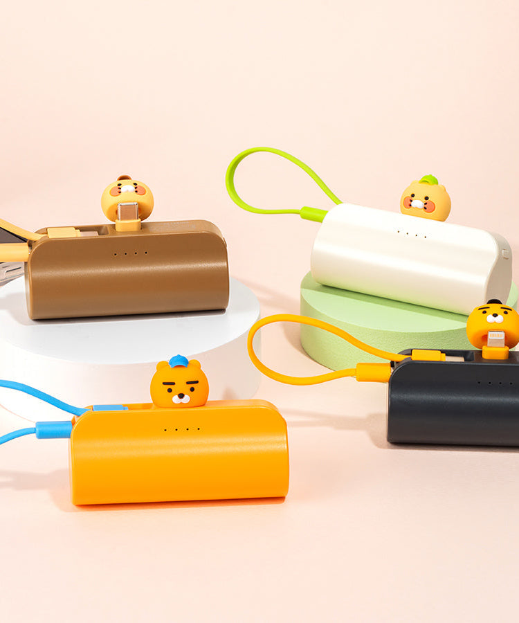 Cap Power Bank Ryan - Authentic Kakao Friends from Korea | Koolseoul