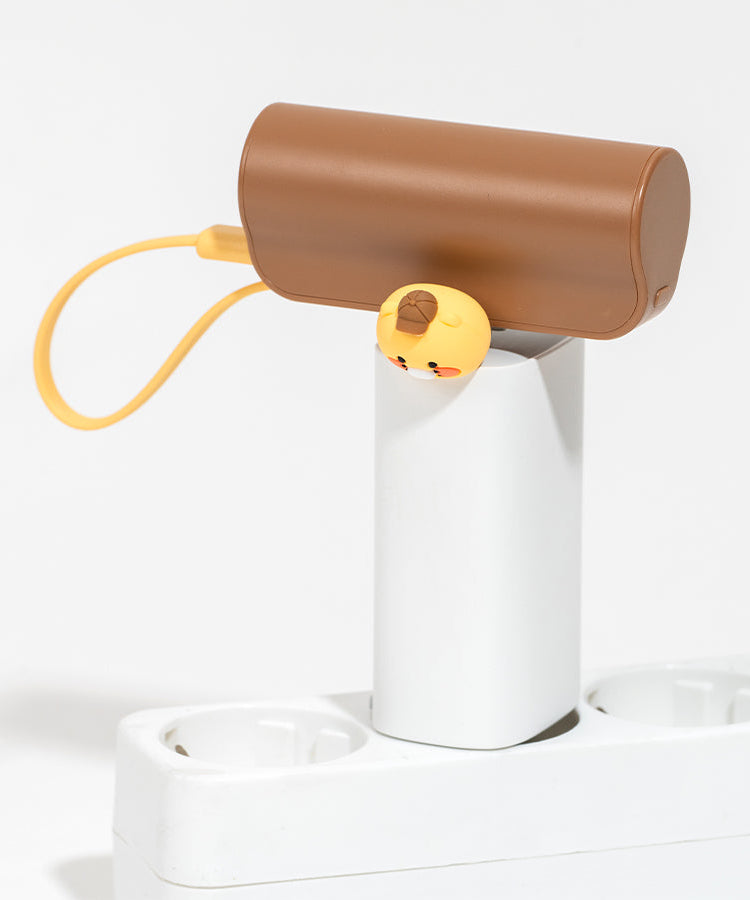 Cap Power Bank Chunsik Brown - Official Kakao Friends merchandise | Koolseoul