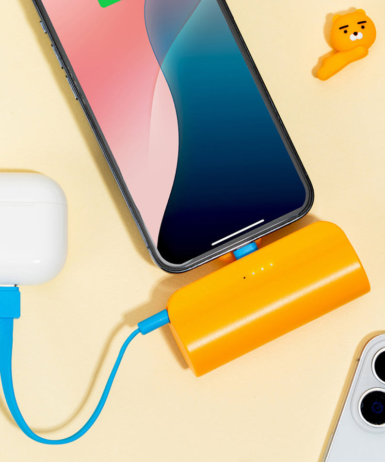 Cap Power Bank Ryan - Authentic Kakao Friends from Korea | Koolseoul