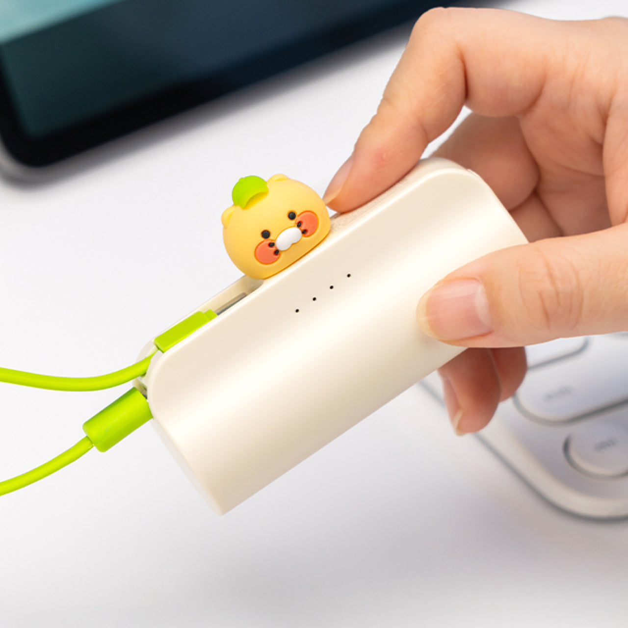 Cap Power Bank Chunsik - Authentic Kakao Friends from Korea | Koolseoul