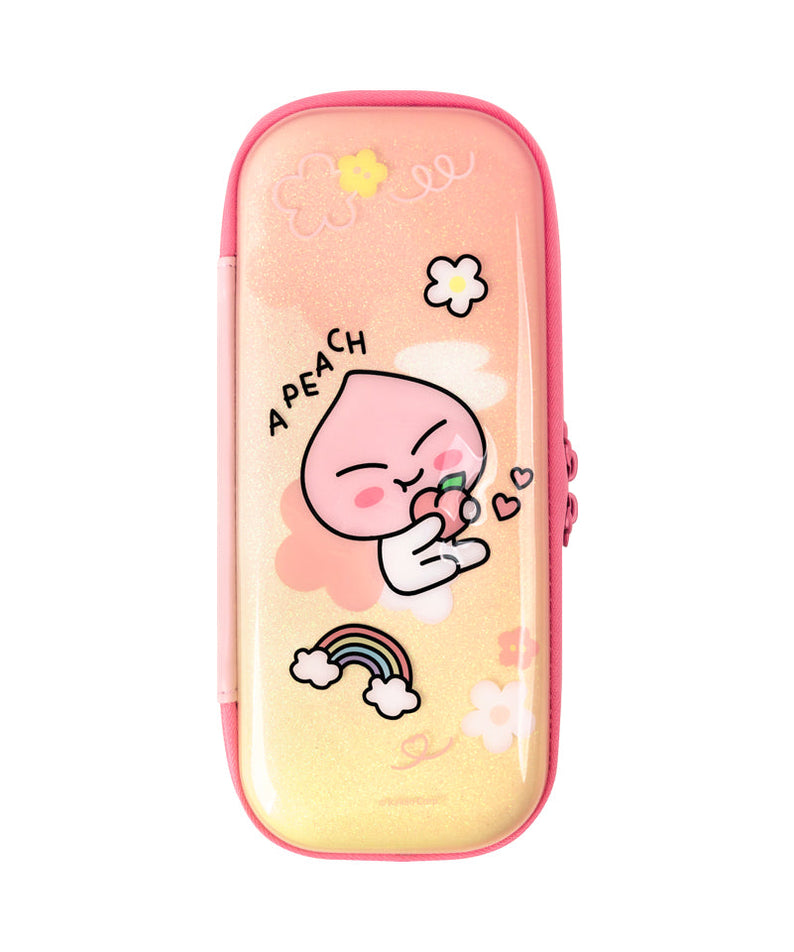 EVA Pencil Case Apeach Stationery - Authentic Kakao Friends from Korea | Koolseoul