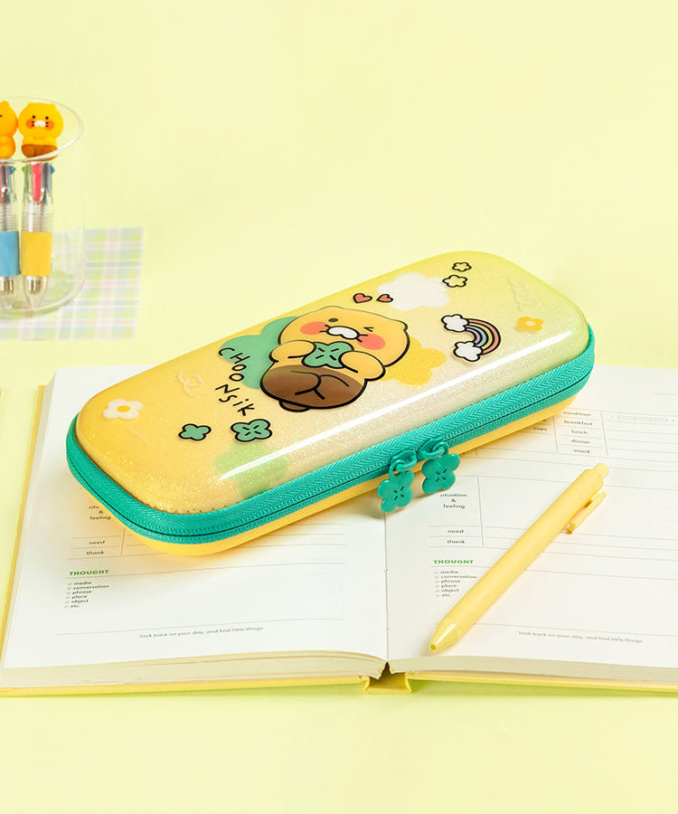 EVA Pencil Case Chunsik Stationery - Authentic Kakao Friends from Korea | Koolseoul