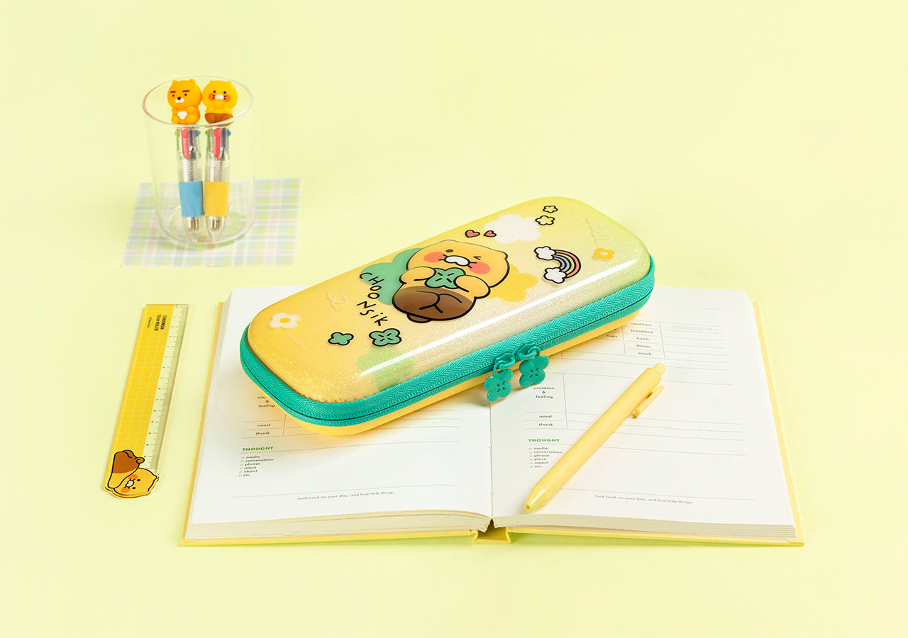 EVA Pencil Case Chunsik Stationery - Authentic Kakao Friends from Korea | Koolseoul