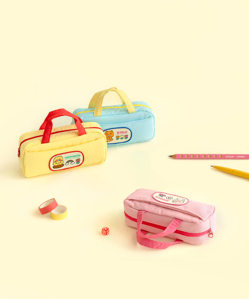 Pencil Case Apeach Stationery - Authentic Kakao Friends from Korea | Koolseoul
