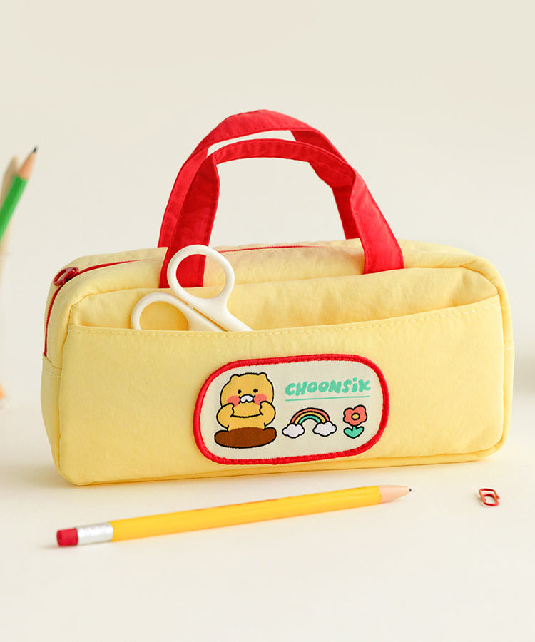 Pencil Case Apeach Stationery - Authentic Kakao Friends from Korea | Koolseoul