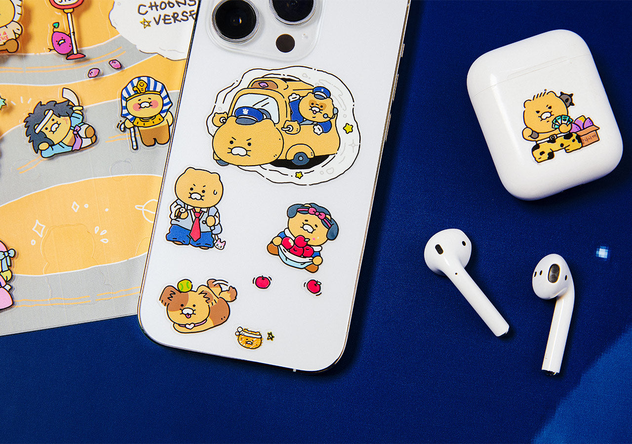 Clear Sticker Chunsik - Official Kakao Friends merchandise | Koolseoul